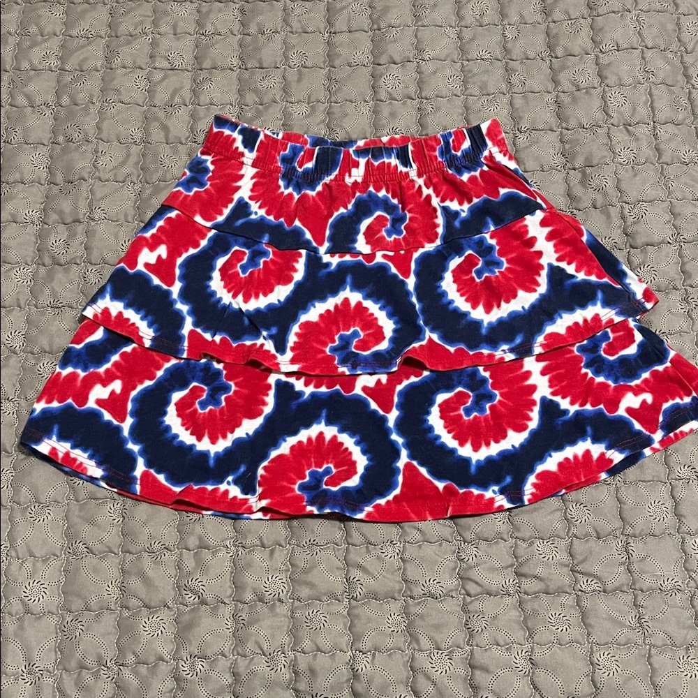 Colorful Tie-Dye Kids Skirt